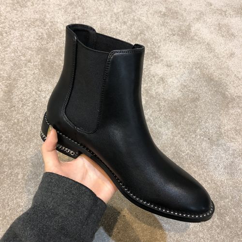 Bottes mi-saison femme LIAN Semelles en Caoutchouc - Ref 3251759