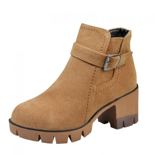 Bottes mi-saison femme SODOI Semelles en Caoutchouc - Ref 3251782