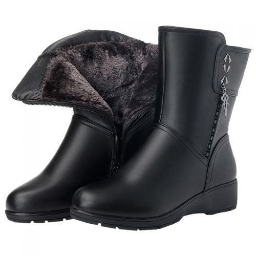 Bottes mi-saison femme Semelles en Caoutchouc - Ref 3251785