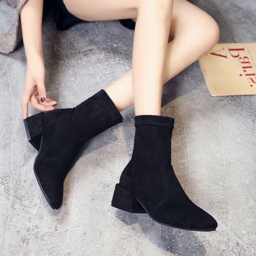 Bottes mi-saison femme Semelles en Caoutchouc - Ref 3251791