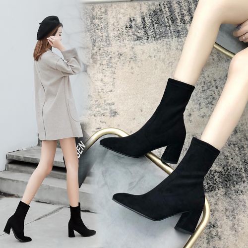 Bottes mi-saison femme Semelles en Caoutchouc - Ref 3251807