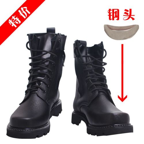 Bottes militaires en cuir - porter Ref 1396771