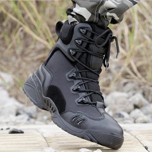 Bottes militaires pour homme Première couche en cuir - porter Ref 1396807