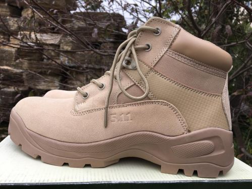 Bottes militaires pour homme en cuir de vache fendu - porter Ref 1396873