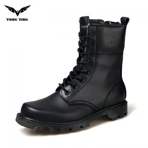 Bottes militaires pour homme Première couche en cuir - porter Ref 1396892