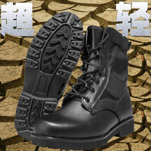 Bottes militaires pour homme Première couche en cuir - lumière Ref 1396997