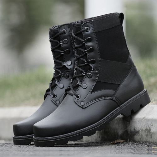Bottes militaires pour homme en pu + mesh - respirant Ref 1397003