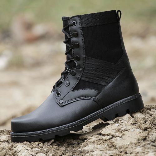 Bottes militaires pour homme en pu + mesh - soutien Ref 1397041