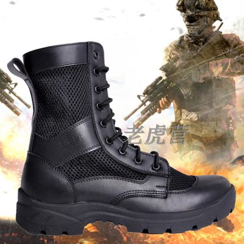 Bottes militaires pour Lovers en peau de mouton - Ref 1397057
