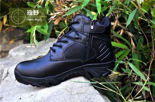 Bottes militaires DELTA en cuir - porter Ref 1397117
