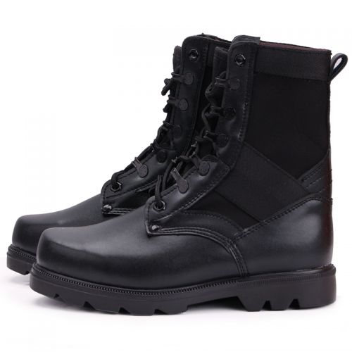 Bottes militaires pour homme en cuir - porter Ref 1397140