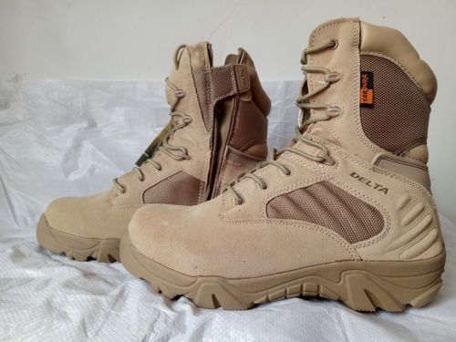 Bottes militaires pour homme en cuir - porter Ref 1397176