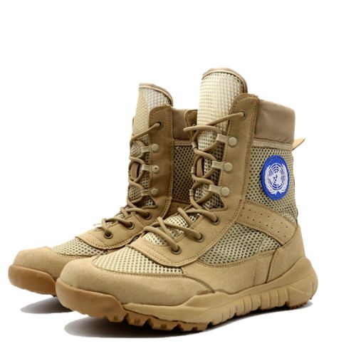 Bottes militaires pour homme en pu + mesh - lumière Ref 1397180