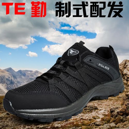 Bottes militaires pour homme en pu + mesh - amortissement Ref 1397398