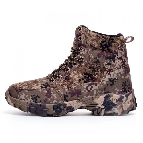 Bottes militaires pour homme en toile - chaud Ref 1397399