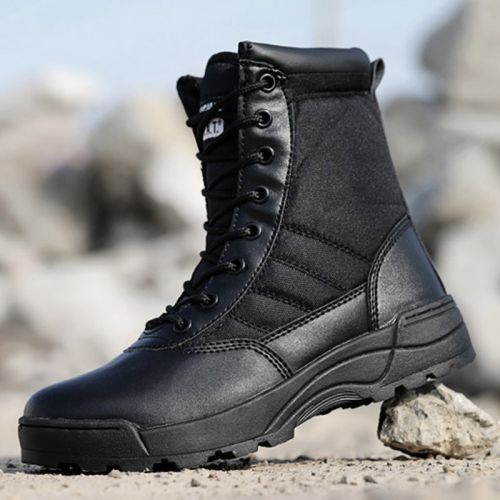 Bottes militaires pour homme en PU + Lycra - lumière Ref 1397672