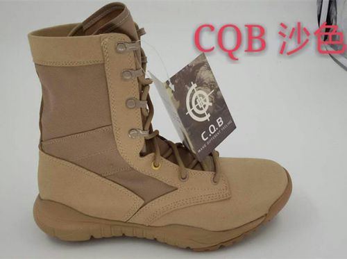 Bottes militaires en Cuir + mesh - lumière Ref 1397675