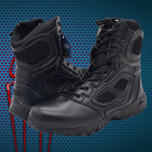 Bottes militaires pour homme en cuir - porter Ref 1397712