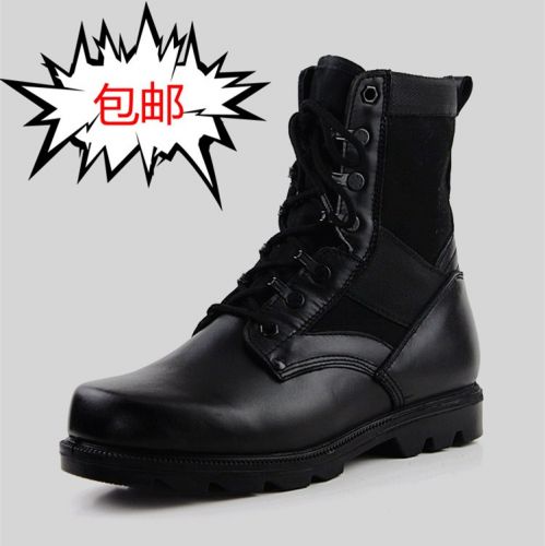 Bottes militaires pour homme en cuir - porter Ref 1397716