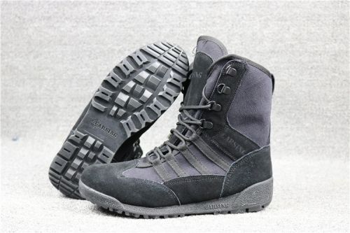 Bottes militaires pour homme en Cuir + mesh - lumière Ref 1397724