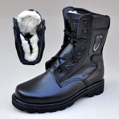 Bottes militaires HENGYE Première couche en cuir - Ref 1397740