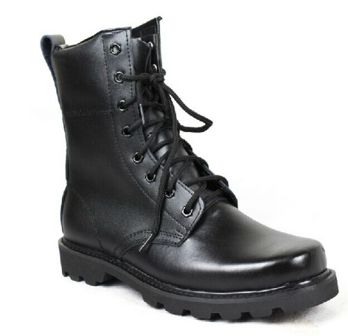 Bottes militaires pour homme en cuir de vache fendu - choc Ref 1397785