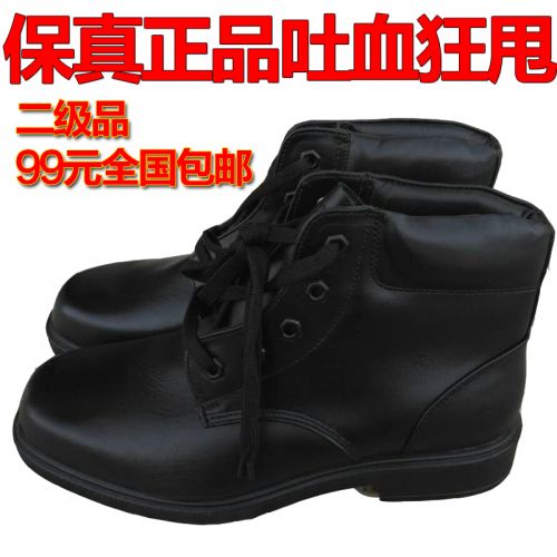 Bottes militaires pour homme en cuir - Ref 1397811