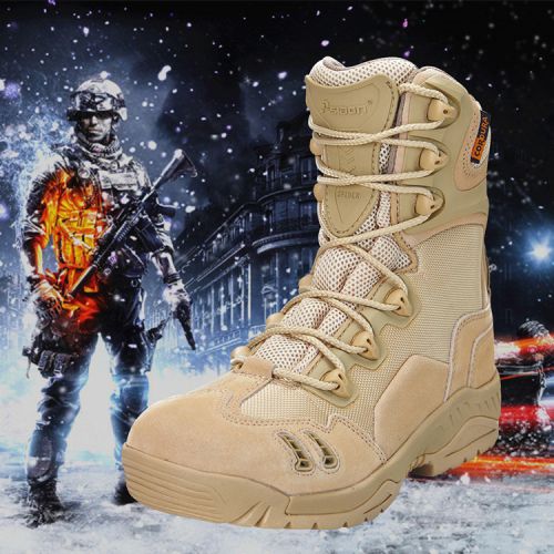 Bottes militaires pour homme ASIAON Première couche en cuir - porter Ref 1397902