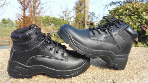 Bottes militaires pour homme en cuir de vache fendu - porter Ref 1397917