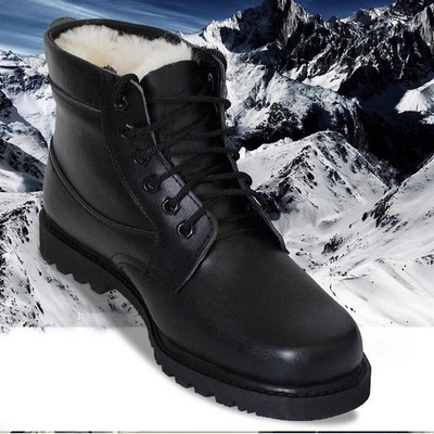 Bottes militaires pour homme en cuir - porter Ref 1397935