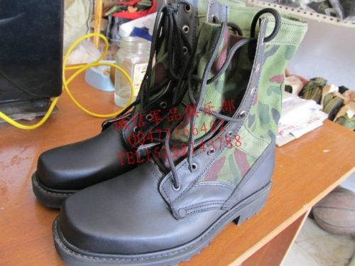 Bottes militaires pour homme Première couche en cuir - porter Ref 1397977
