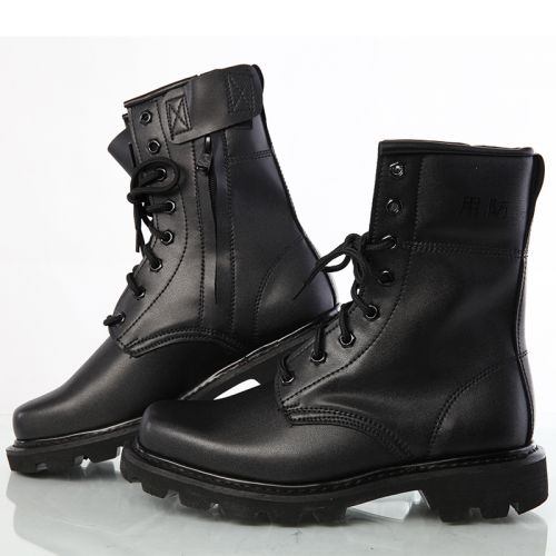 Bottes militaires pour homme en cuir - dérapage Ref 1398006