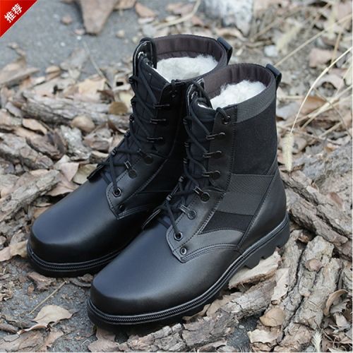 Bottes militaires pour homme Première couche en cuir - chaud Ref 1398043