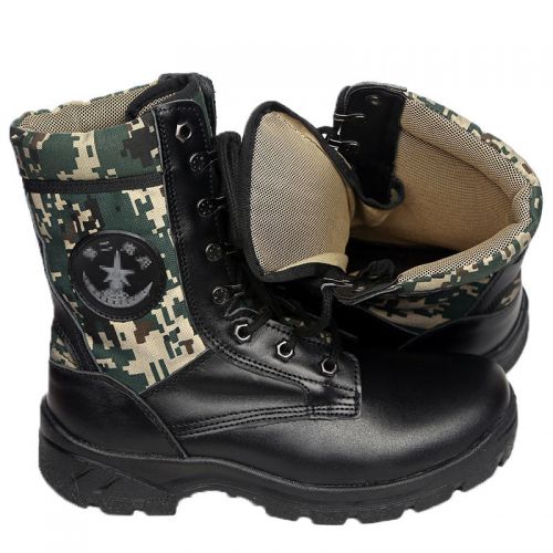 Bottes militaires pour homme Première couche en cuir - porter Ref 1398197