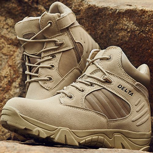 Bottes militaires pour homme en cuir - amortissement Ref 1398208