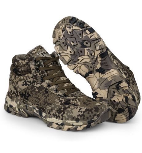 Bottes militaires pour homme en toile - amortissement Ref 1398218