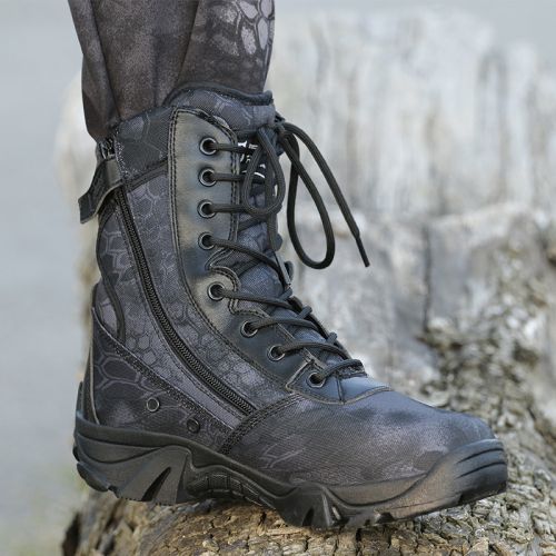 Bottes militaires en cuir - amortissement Ref 1398290