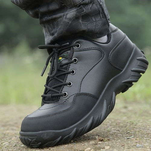 Bottes militaires pour homme en pu + mesh - dérapage Ref 1398298