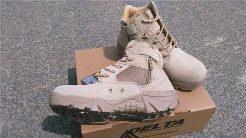 Bottes militaires pour homme en cuir de vache fendu - dérapage Ref 1398346