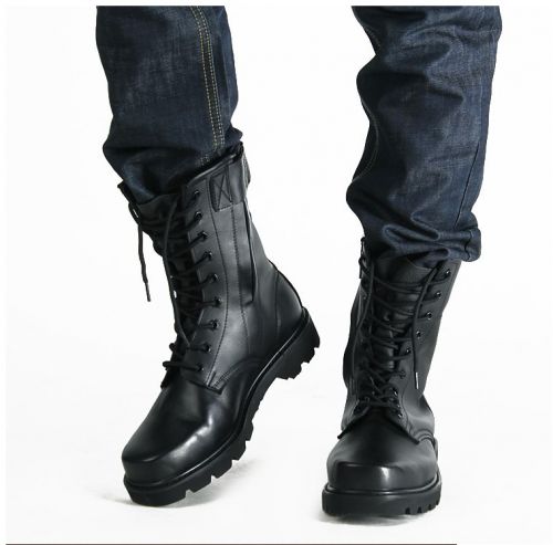 Bottes militaires pour homme en cuir - porter Ref 1398367