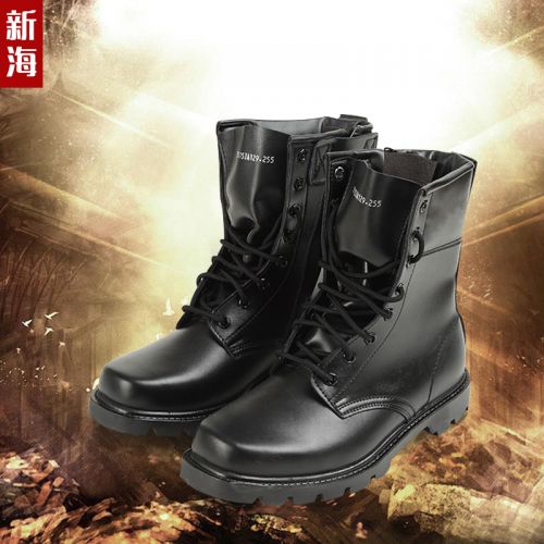 Bottes militaires pour homme en cuir - porter Ref 1398419