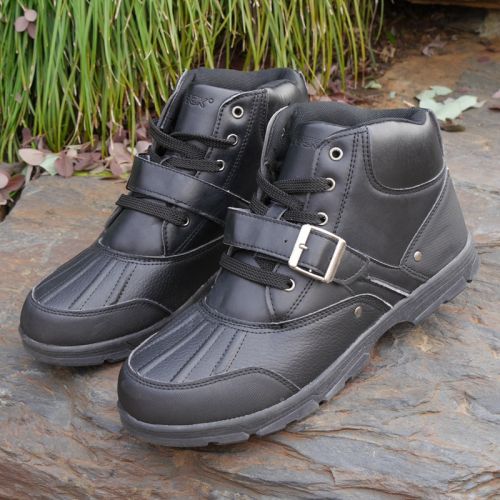 Bottes militaires pour homme Première couche en cuir - choc Ref 1398456