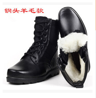 Bottes militaires pour homme en cuir - porter Ref 1398483