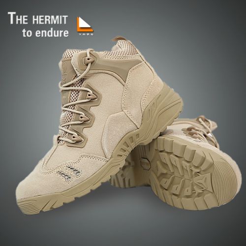 Bottes militaires pour homme en cuir - amortissement Ref 1398563