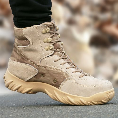 Bottes militaires pour homme en cuir - porter Ref 1398679