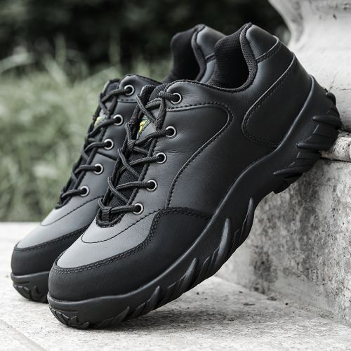 Bottes militaires pour homme en cuir de vache fendu - amortissement Ref 1398694