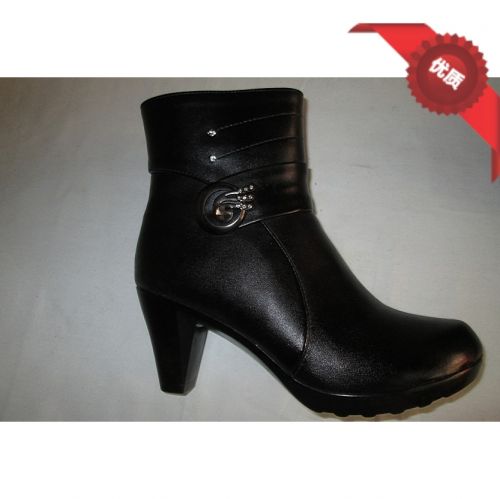 Bottes militaires pour femme en cuir - chaud Ref 1398778
