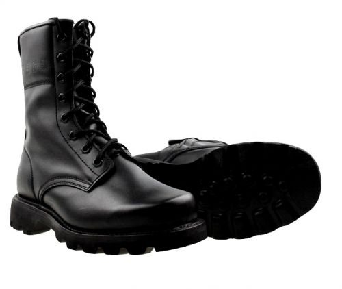 Bottes militaires pour homme en cuir - porter Ref 1398806