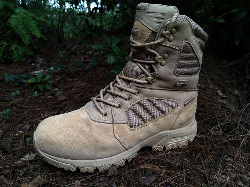 Bottes militaires pour homme en cuir - dérapage Ref 1398857