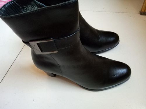 Bottes militaires pour homme Première couche en cuir - Ref 1398948